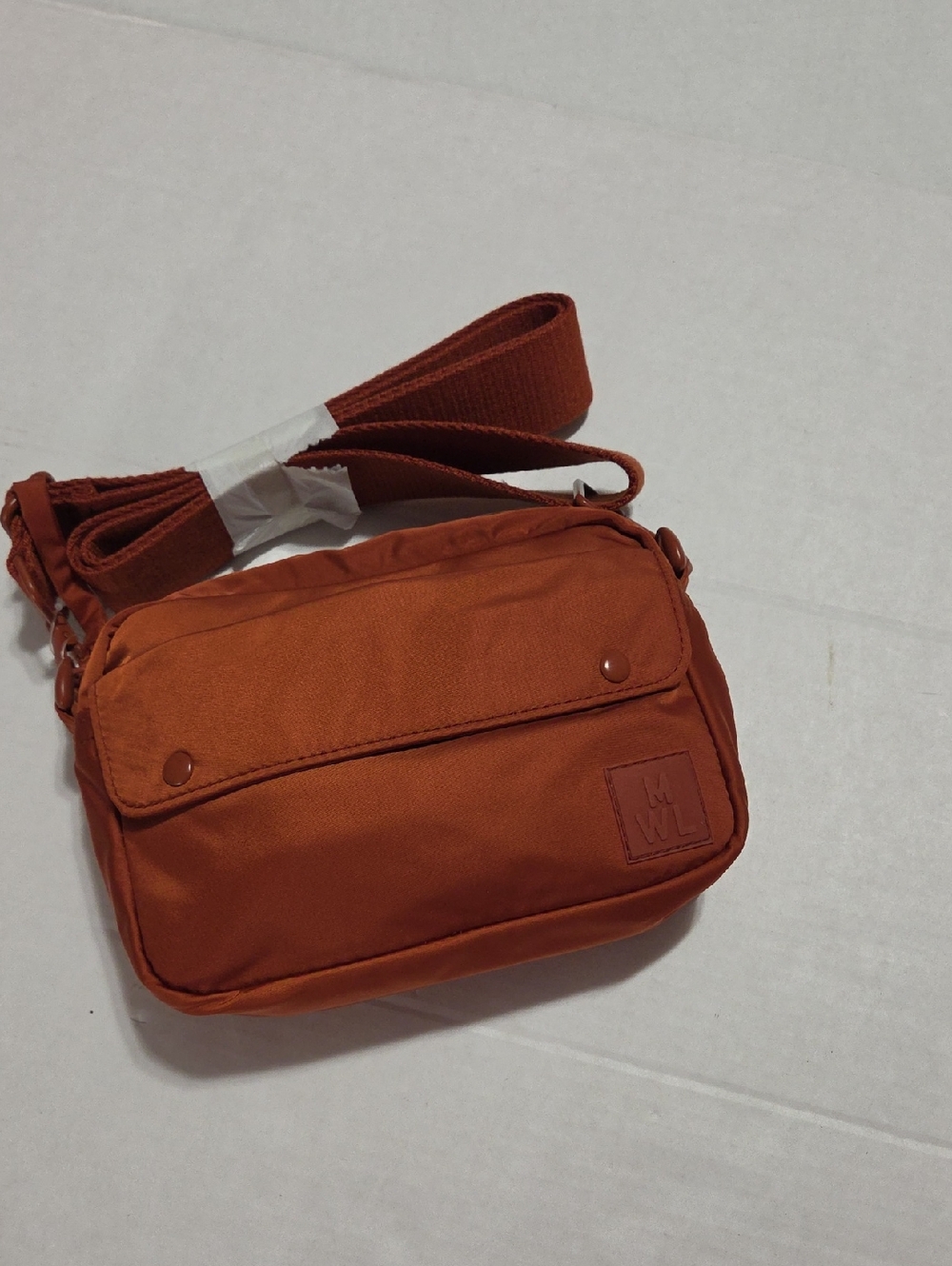 Madewell Men's Belt/Crossbody Bag in Rust